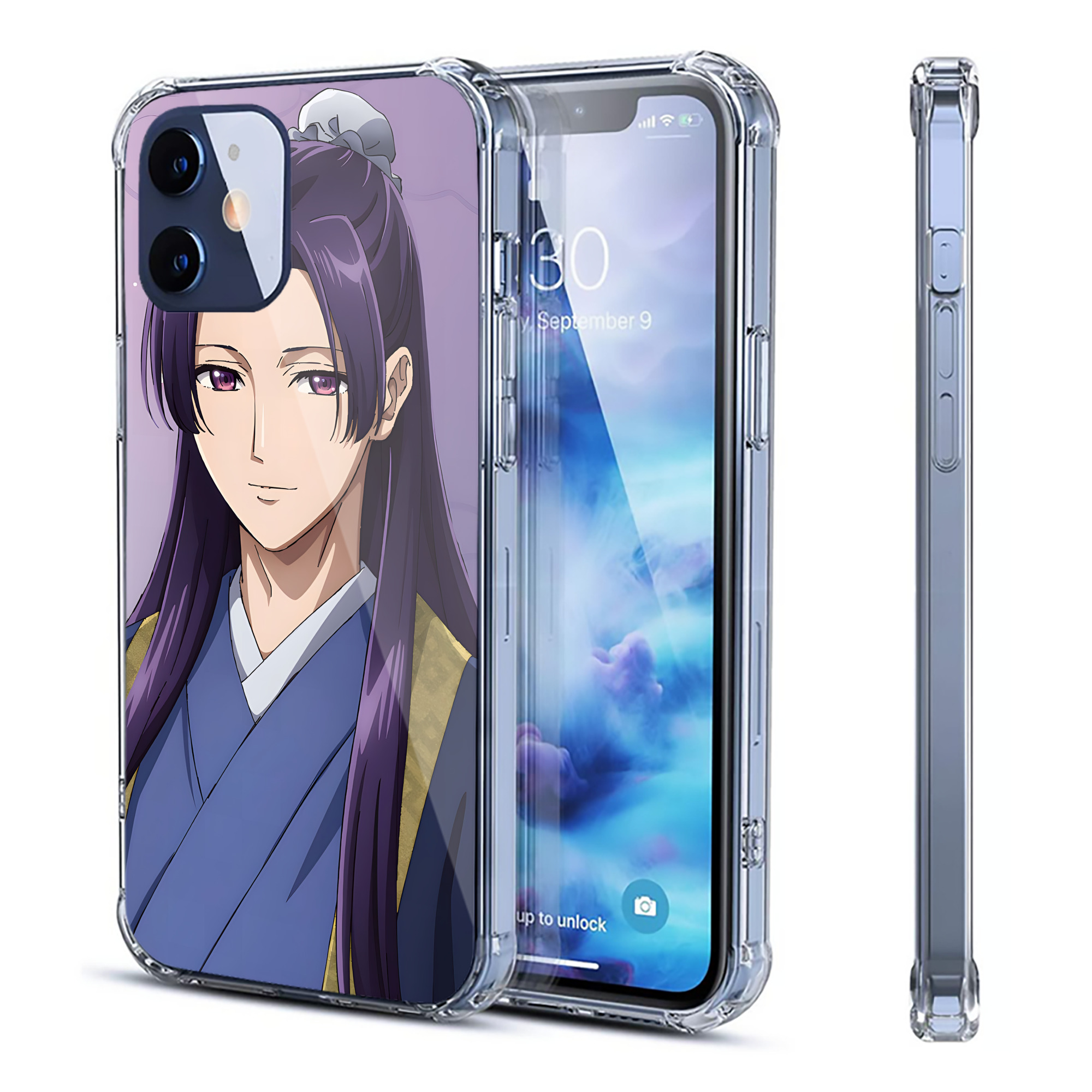 （画像用） 薬屋のひとりごと The Apothecary Diaries 【iPhone 12シリーズ対応】透明スマホケース（クリアソフトケース）